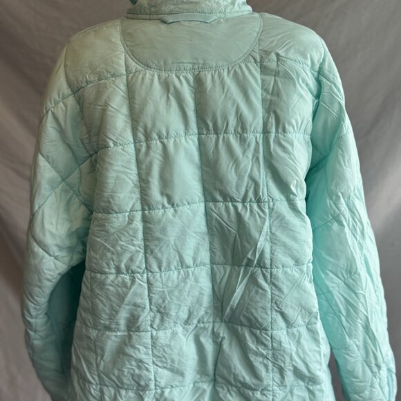 Free People Pippa Puffer Jacket | Color: Saltwater / Mint / Teal | Size: Large - Picture 2 of 6